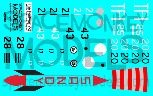 The Postwar V-2 Decal Set
