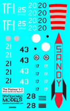 1/24 Scale V-2/A4 Plastic Model Assembly Kit