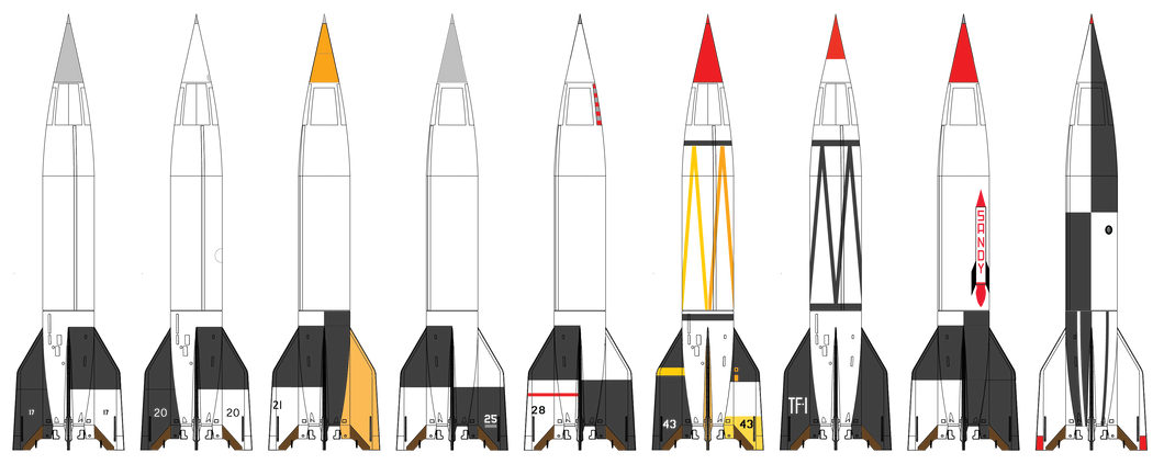 1/24 Scale V-2/A4 Plastic Model Assembly Kit